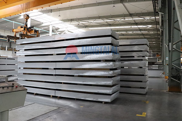 aluminum plate internal stress control